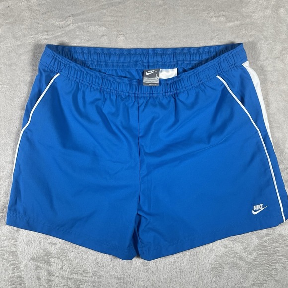 Nike Pants - NIKE FIT DRY Blue Womens‎ L (12-14) Stretch Waist Pocket Running Shorts